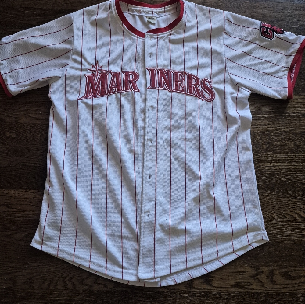CWU Mariners Baseball Jersey-LARGE